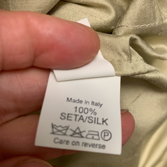 GOSSIP GOLD SILK JACKET, elegant, belted, holiday,party,travel,dressy,slimming🤩💃 - Picture 7 of 8